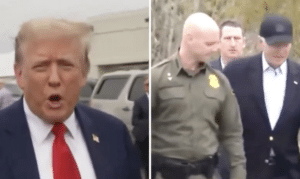 CHAOS UP CLOSE! Trump Visits Highly-Trafficked Eagle Pass, Biden in Brownsville for Photo-Op [Watch]